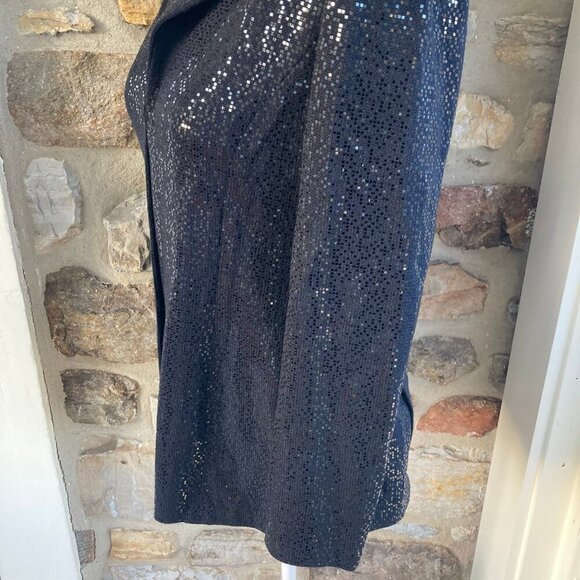 NWT Vintage ST. JOHN EVENING Santana Paillette Sequin Blazer Suit Jacket $1995 - Picture 10 of 16